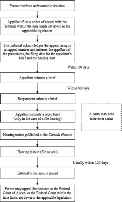 Flow chart depicting the appeal process.
